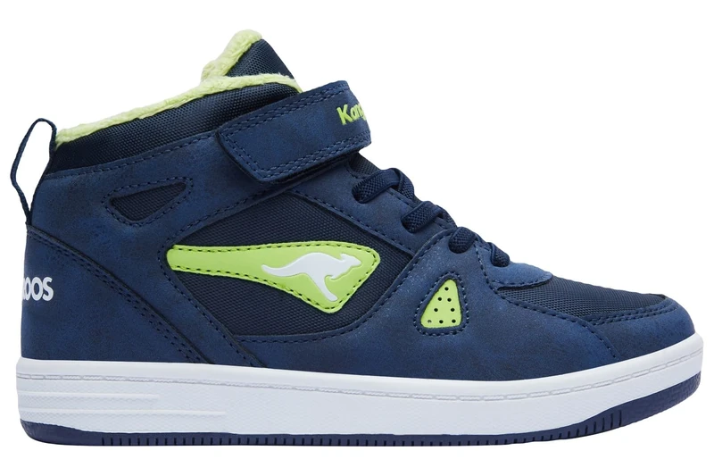 KangaROOS Unisex K-cp Kalley II Ev Trainers, Dk Navy Lime, 7 UK