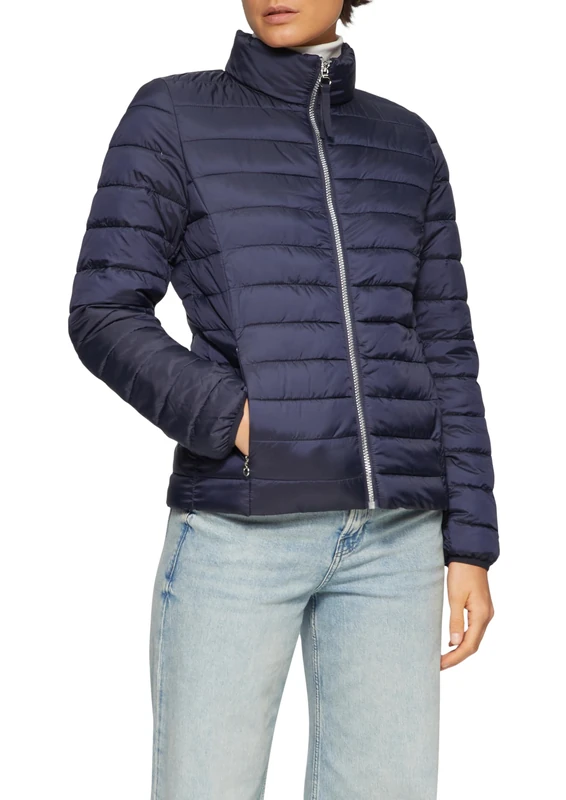 s.Oliver Women's Quilted Jacket, Navy, XS/S
