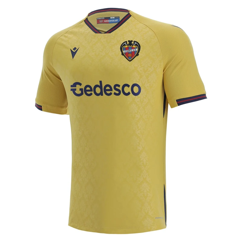 Levante UD Official Third Kit T-Shirt,Unisex,Ochre,XL - Image 1