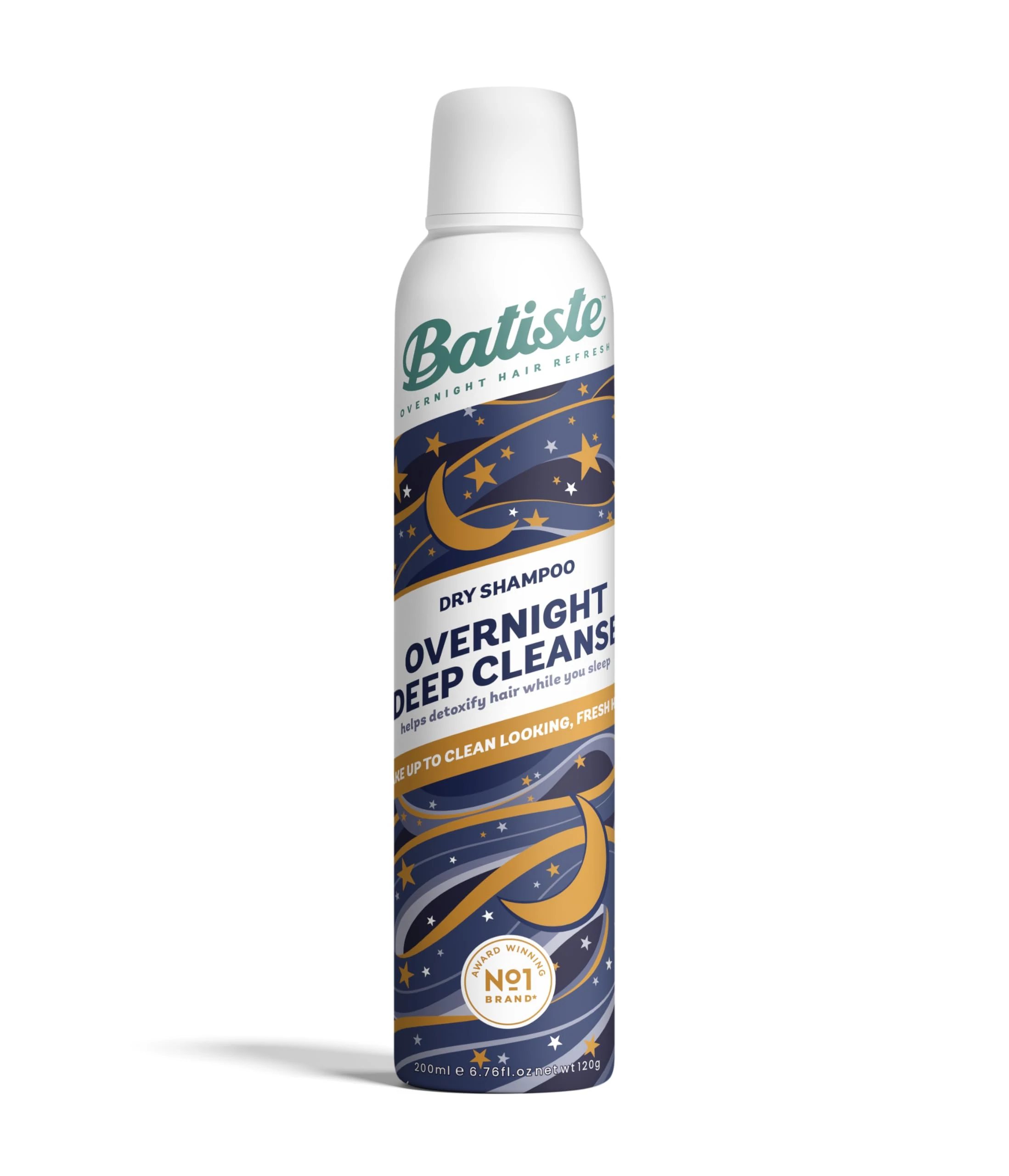 Batiste Overnight Deep Cleanse 200ml - Leave-In Deep Cleansing Dry Shampoo for Overnight Use - Absorbs Oil for Clean Looking Fresh Hair Overnight