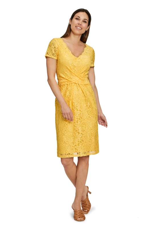 Vera Mont Vera Mont Women's 4161/4477 Special Occasion Dress, Golden Sun, 48 - Image 1