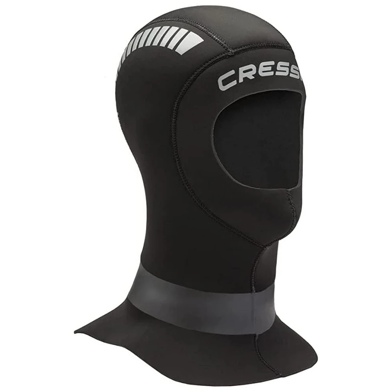 Cressi Unisex Cressi Orust Unisex 5mm Dive Hood, Black/Silver, M 3 UK - Image 1