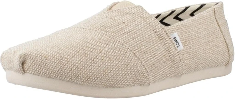 TOMS Men Alpargata Classic Loafer Flat, Natural, 13 UK