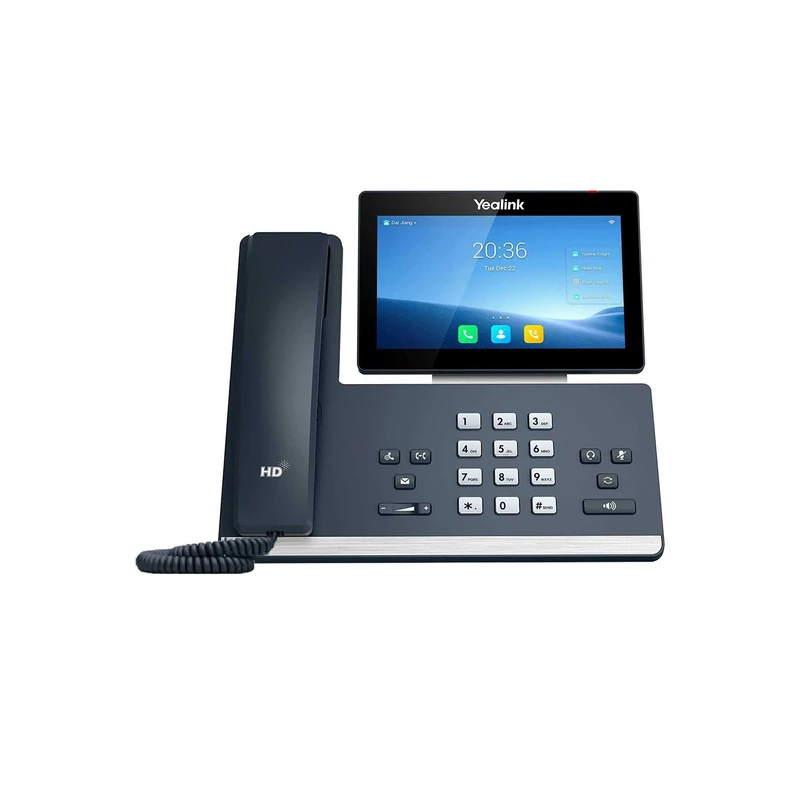 Yealink SIP-T58W Elite IP Power over Ethernet Smart Business Phone with Optimal HD Voice Technology and 7 Inch Adjustable Touch Screen LCD Display (1024 x 600 Pixel) - Black