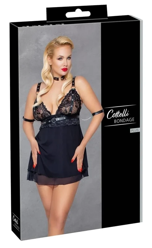 Cottelli BONDAGE Babydoll-27413851061 Schwarz One Size