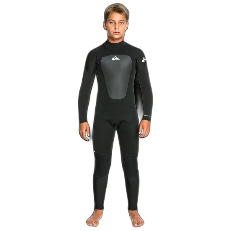 Quiksilver 3/2mm Prologue - Back Zip Wetsuit - Boys 8-16 - 16 - Black