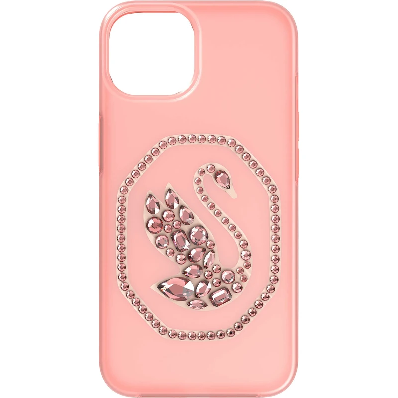 Swarovski Signum iPhone 13 Pro Case, Pink Crystal Smartphone Case from the Signum Collection