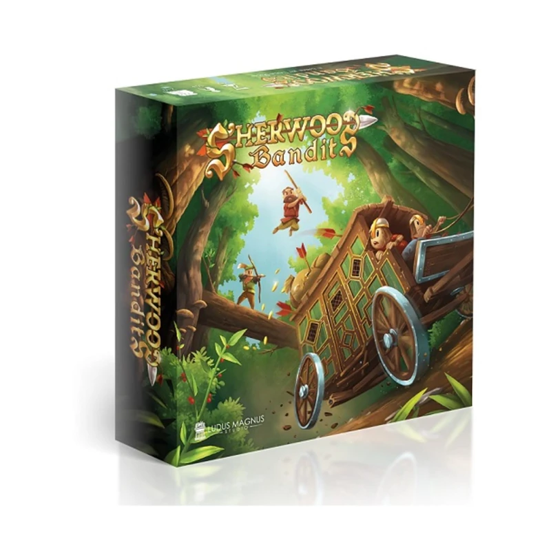 Ludus Magnus Studio - Sherwood Bandits - Board Game, 2-4 Players, 14+ Years, Multilingual Edition with Italian
