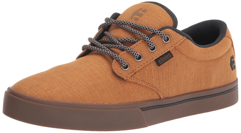 Etnies Men's Jameson 2 ECO Skate Shoe, Brown/Navy/Gum, 5.5 UK