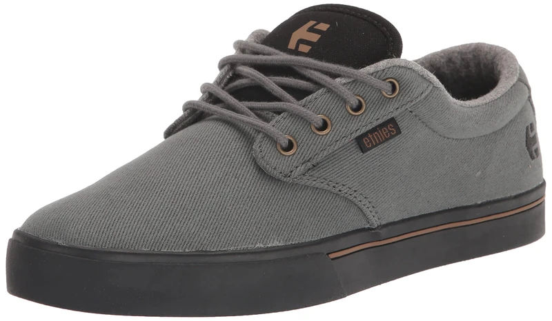 Etnies Men's Jameson 2 ECO Skate Shoe, Grey/Gold/Black, 7 UK