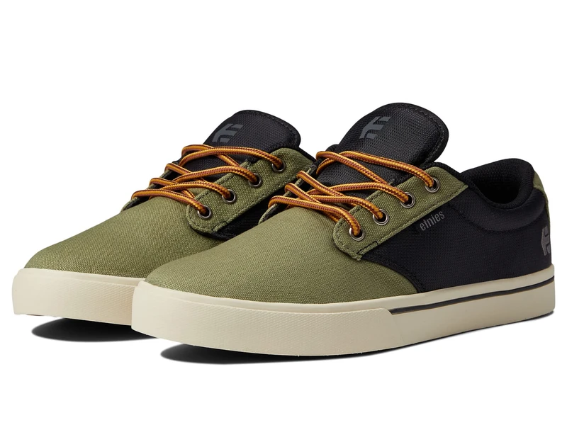 Etnies Men's Jameson 2 ECO Skate Shoe, Olive/Grey/Black, 8 UK