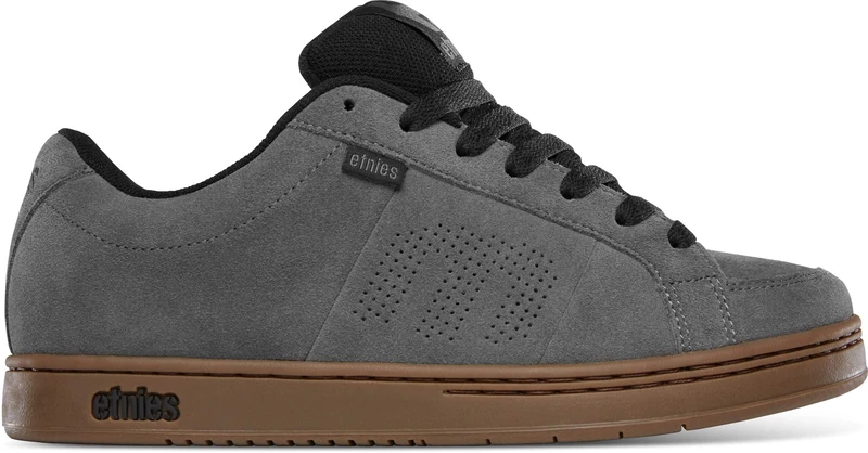 Etnies Men's Kingpin Skate Shoe, Grey/Black/Gum, 6 UK