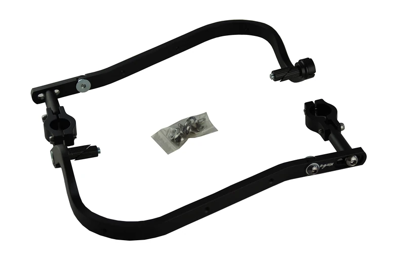 Forbikes 00-0501 Hand Guard & Support, Handlebar 22.2 mm, Black - Image 1