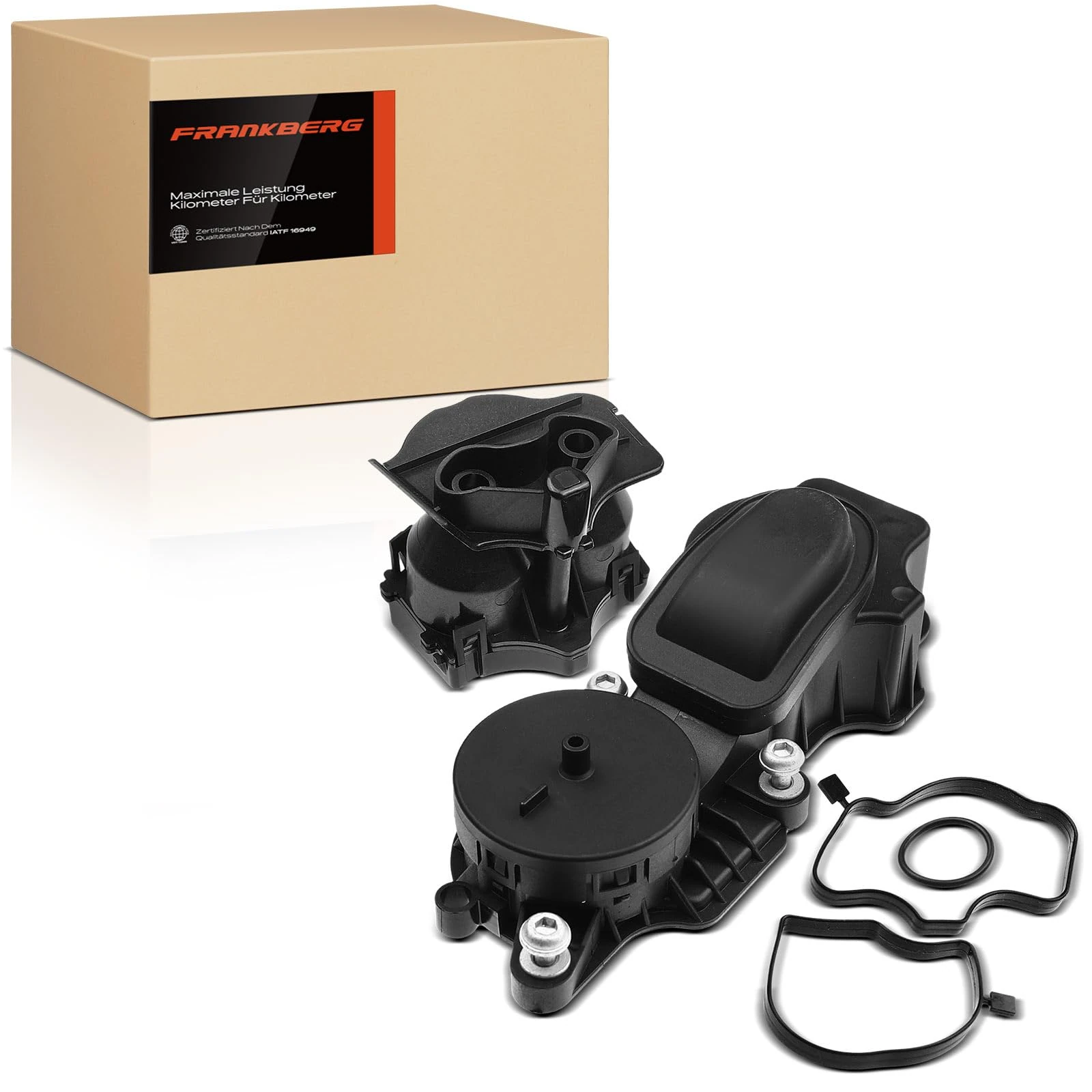 Frankberg Crankcase Breather Valve Compatible with 1 Series E87 2004-2011 3 Series E46 E90 E91 2001-2012 5 Series E60 E61 2005-2010 X3 E83 2004-2007 Replace# 11127799224