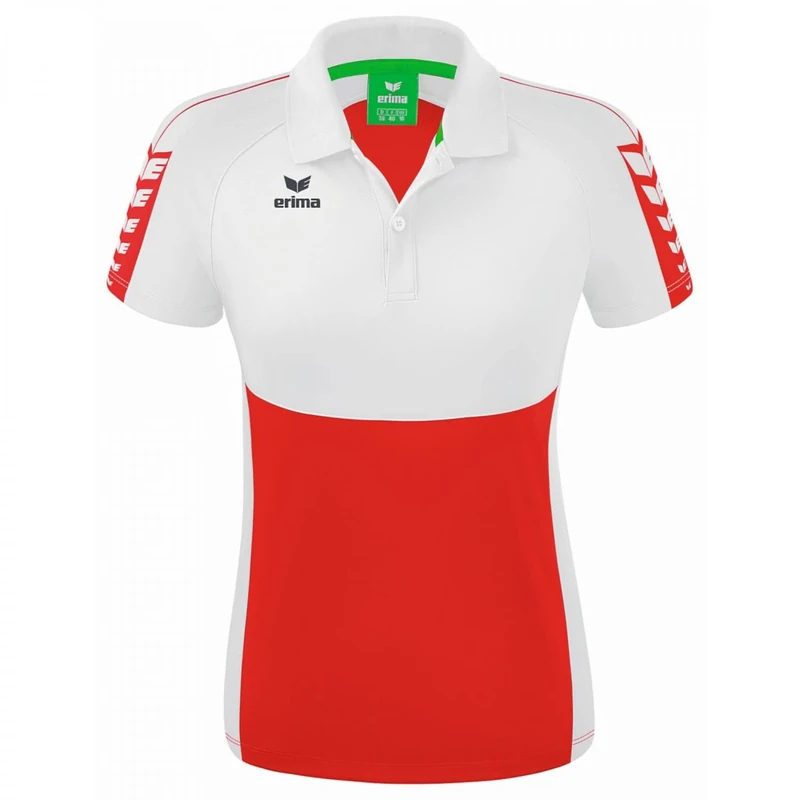 Erima Women´s Six Wings Sport Polo, Red/White, 34