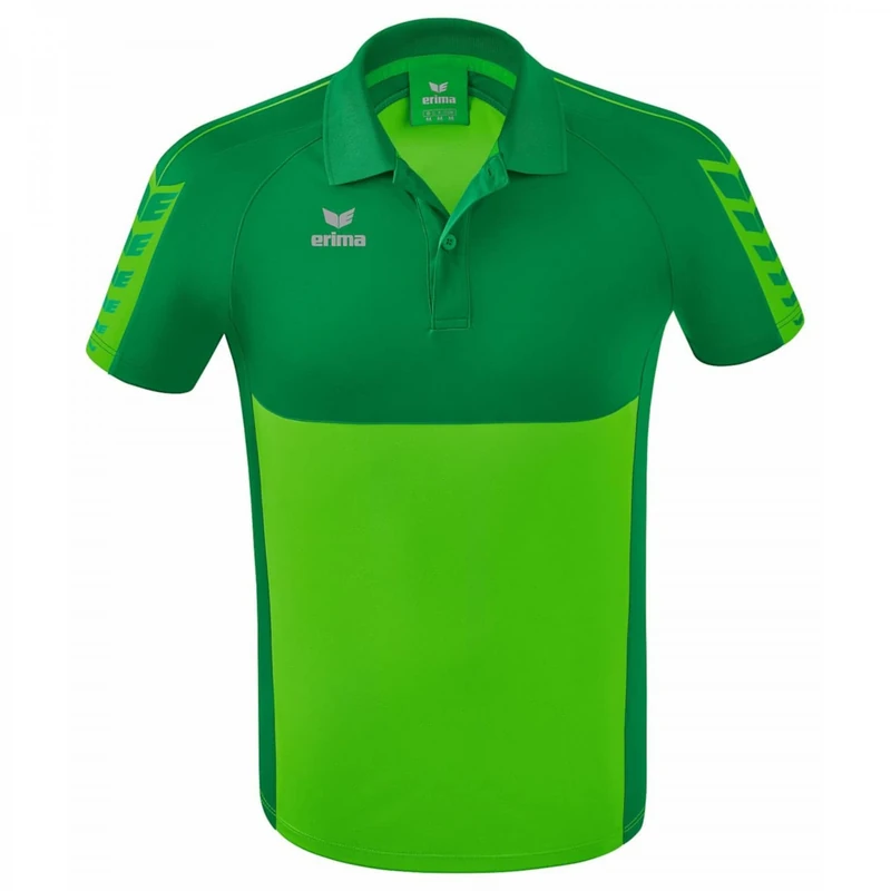 Erima Men's Six Wings Sport Polo, Green, S