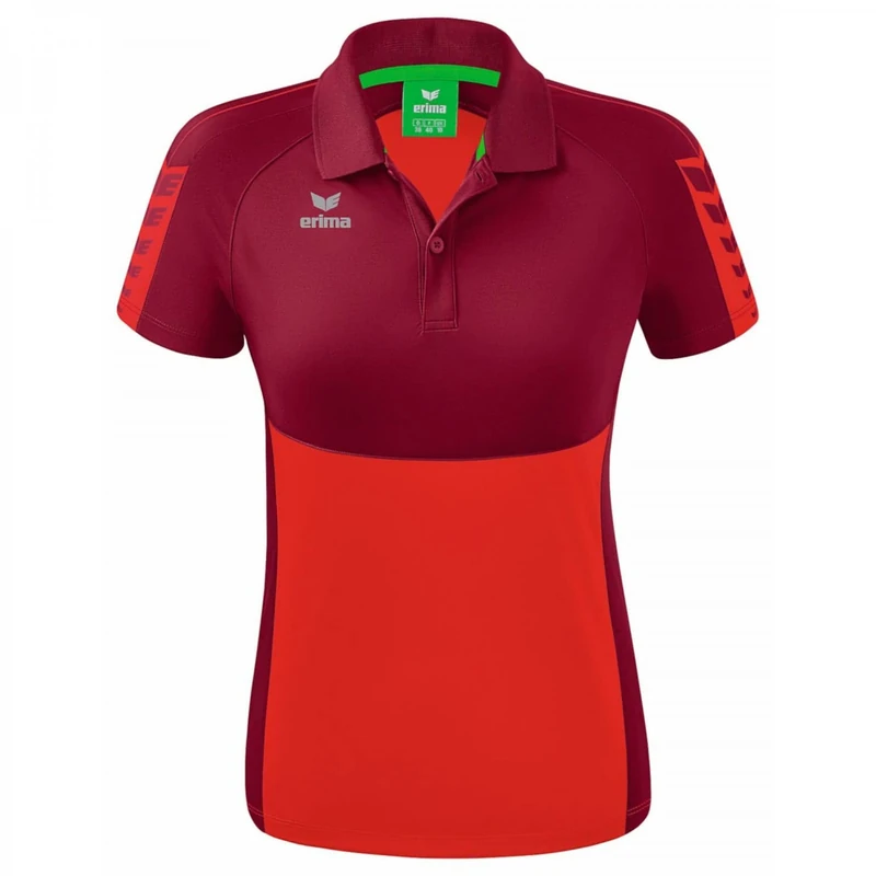 Erima Women´s Six Wings Sport Polo, Red/Bordeaux, 34