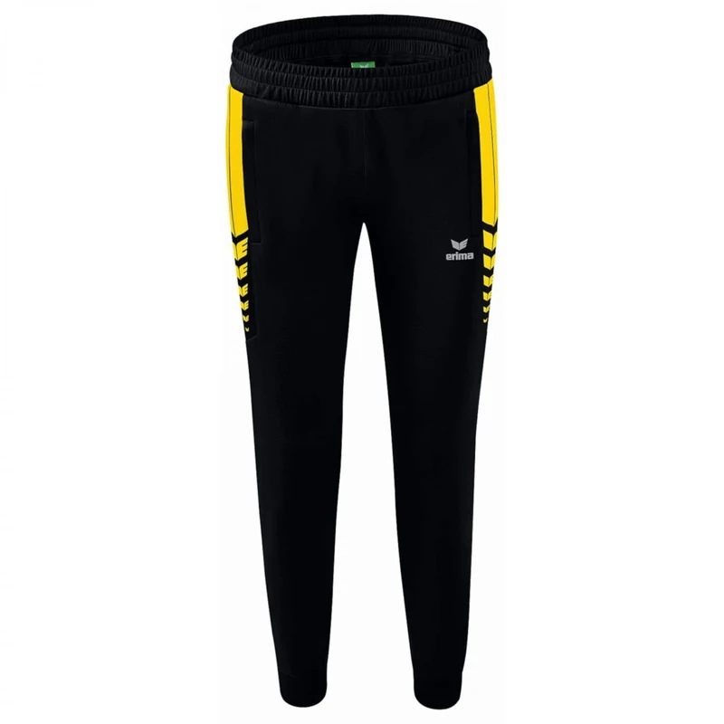 Erima Women's Six Wings Worker Pants (1102215), Black/Yellow, 42