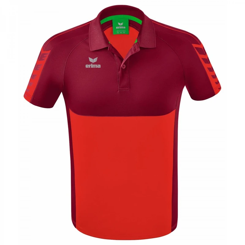 Erima Men's Six Wings Sport Polo, Red/Bordeaux, S