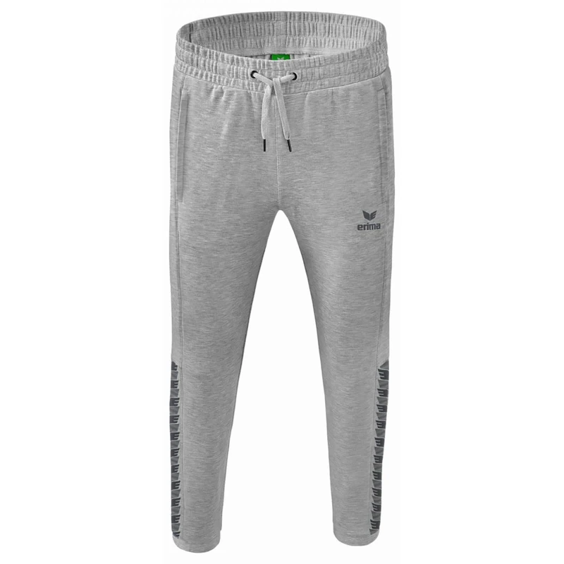 Erima Kids Essential Team Sweatpants, Light Grey Marl, 128
