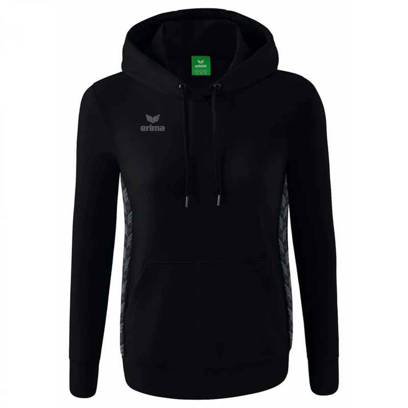 Erima Women's Essential Team Basic Hoody, Black, 40