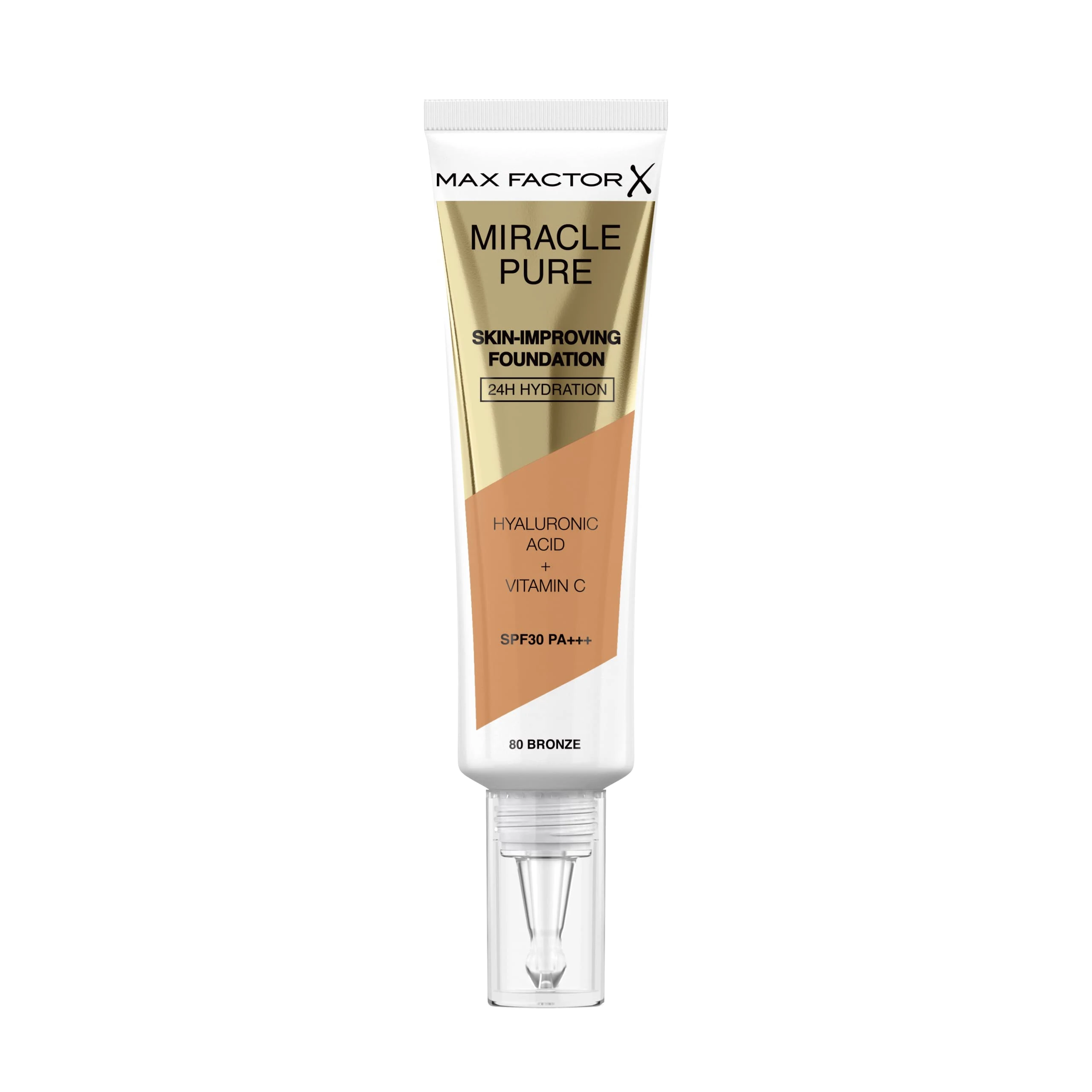 Max Factor Miracle Pure Foundation, Bronze 80