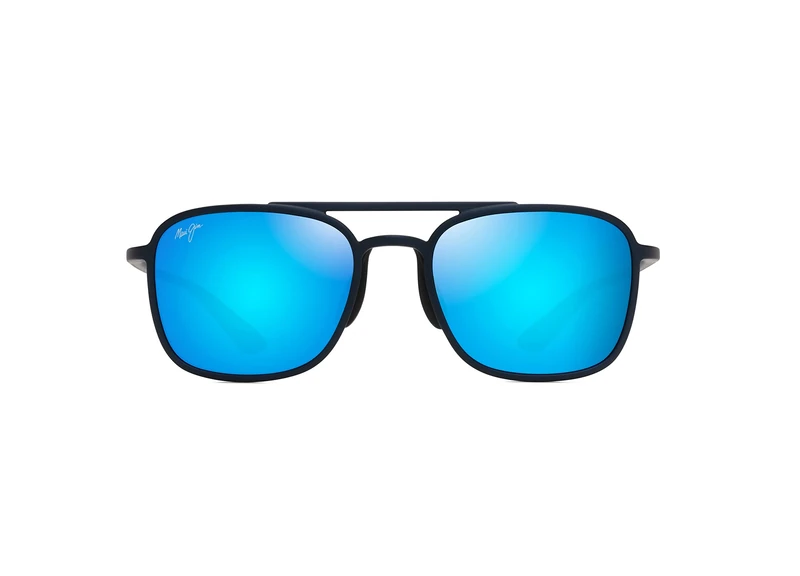 Maui Jim Unisex Keokea Sunglasses, Blue Keokea Matte Blue, M
