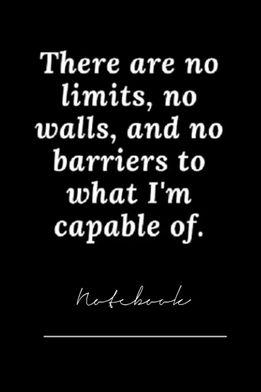 xkjhcfuyr250 there are no limits - 120 pages notebook x