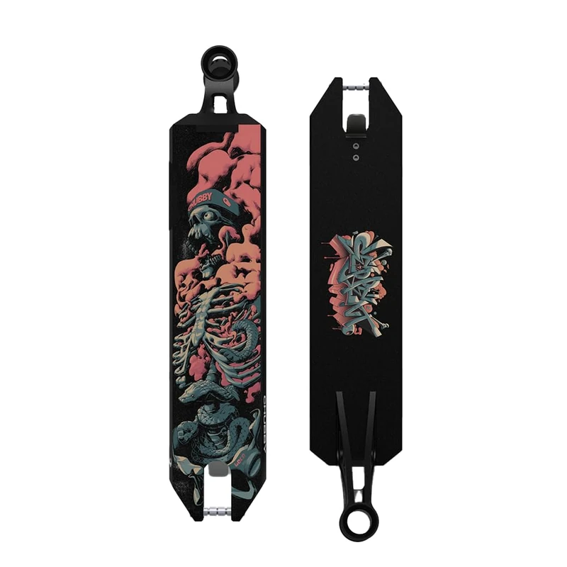 Centrano Unisex - Adult Chubby Loco Scooter Deck, Grey, One Size