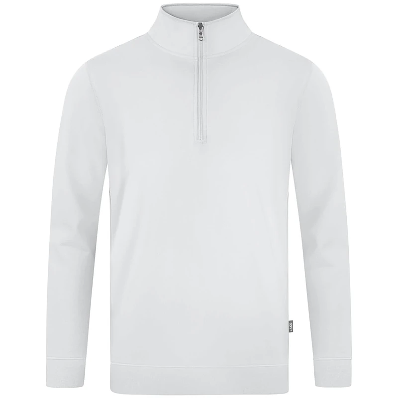 JAKO Men's Ziptop Doubletex Training Zip top, White, L - Image 1