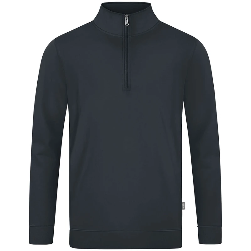 JAKO Men's Ziptop Doubletex Training Zip top, Charcoal, XXL - Image 1