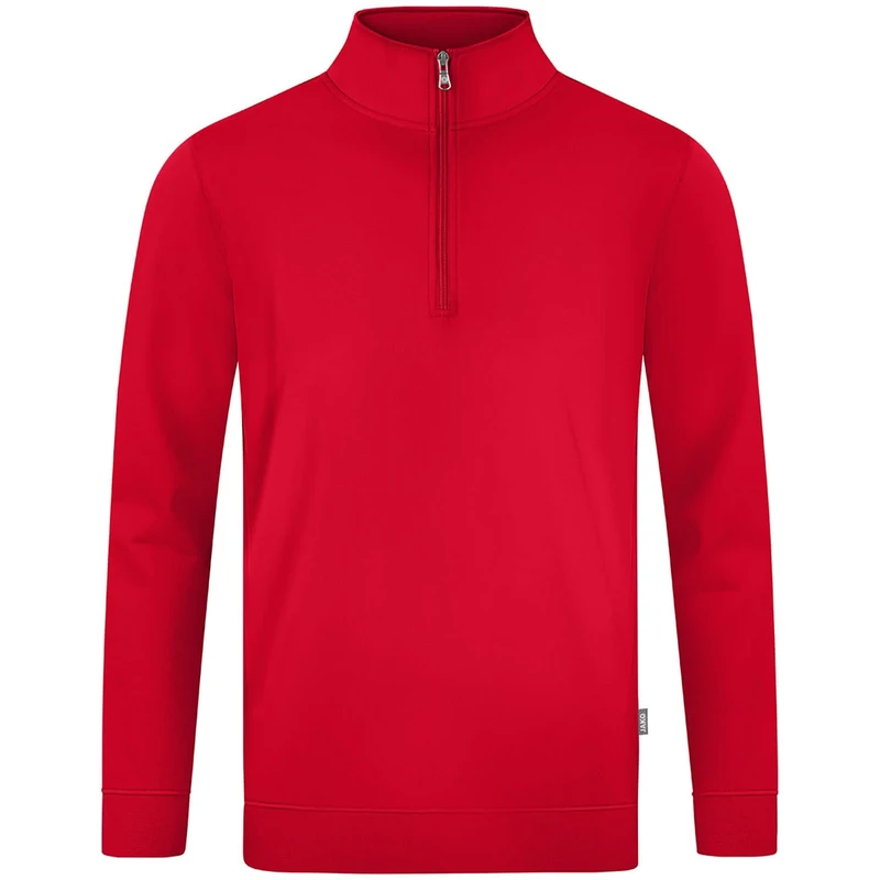 JAKO Men's Ziptop Doubletex Training Zip top, red, M - Image 1