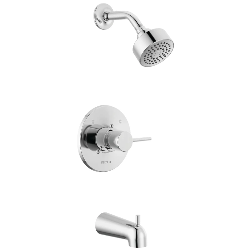 Delta Faucet T14459-PP Modern Tub & Shower, Chrome