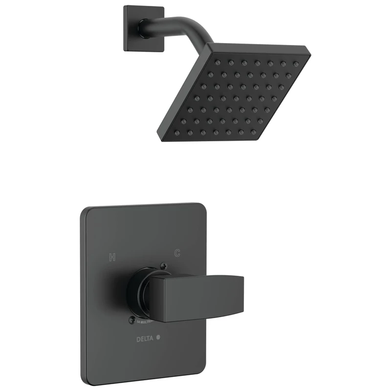Delta Faucet T14267-BL-PP Modern Shower Only, Matte Black