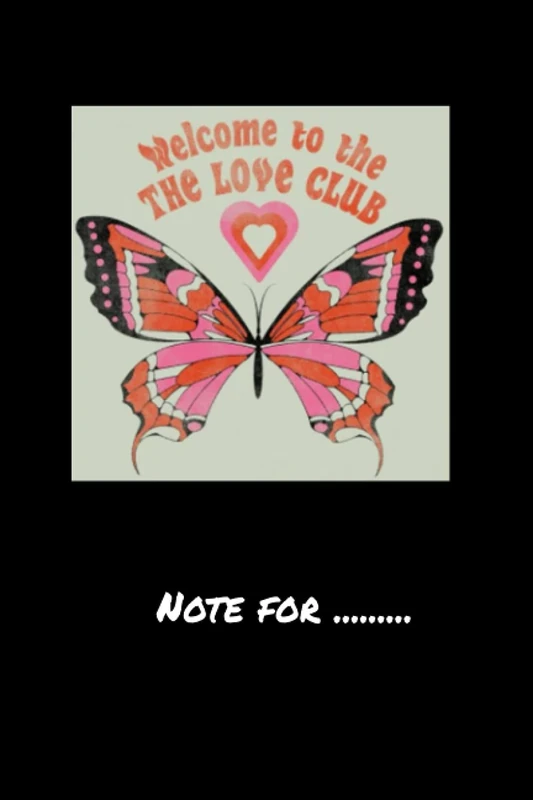 xoicyug98t913 welcome to the the love club- 120 pages College Ruled Notebook Lined School Journal for girl boy teen