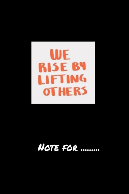 kxchgit922 we rise by lifting others - 120 pages College Ruled Notebook Lined School Journal for girl boy teen