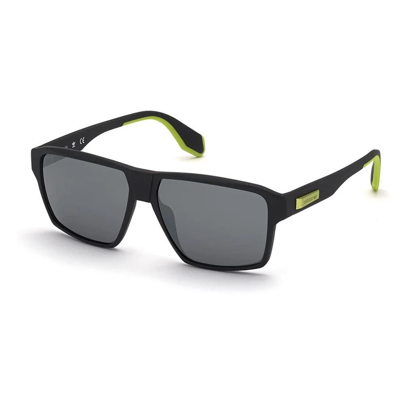 adidas Mens Or0039 Sunglasses Matte Black 58, Matt Black, 48