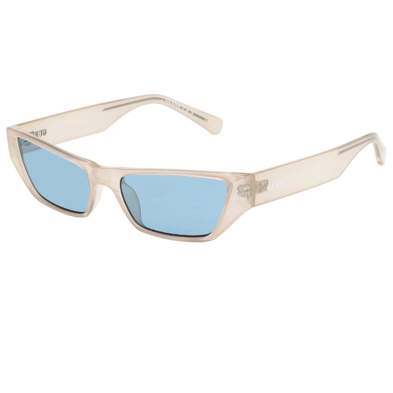 GUESS Unisex GU8232 Sunglasses, shiny beige, 56