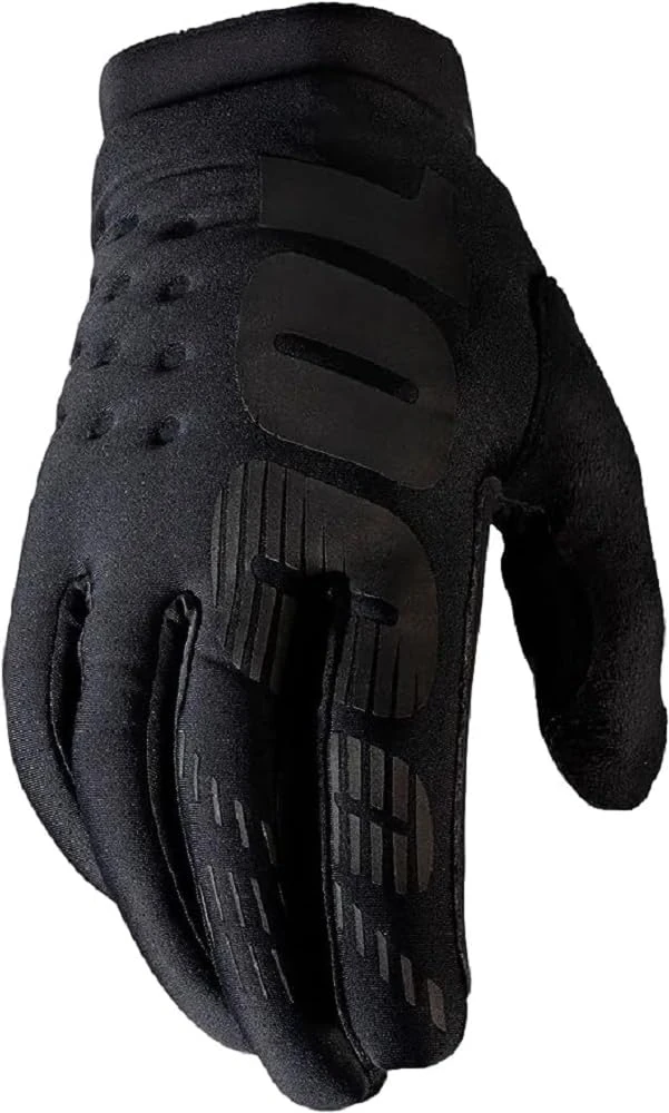 100% GUANTES BRISKER Gloves L Gloves, Adults Unisex, Black (Black)