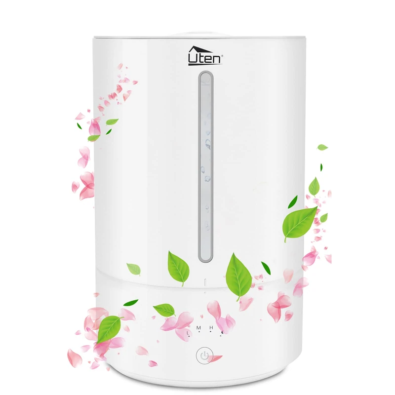 Humidifier 5L Ultrasonic Cool Mist Air Humidifier Quiet 12H Timing Function Anti-drying Sleep Mode for Home Bedroom Office