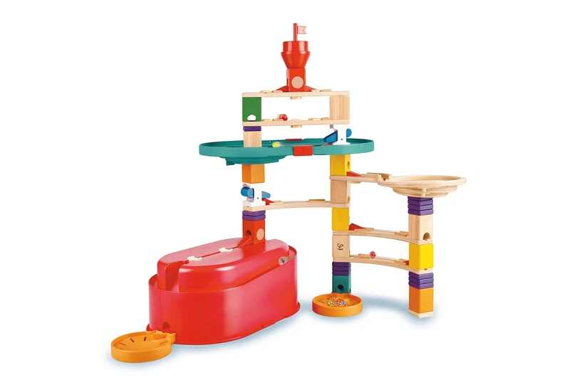 Hape Quadrilla Stack Track Bucket Set