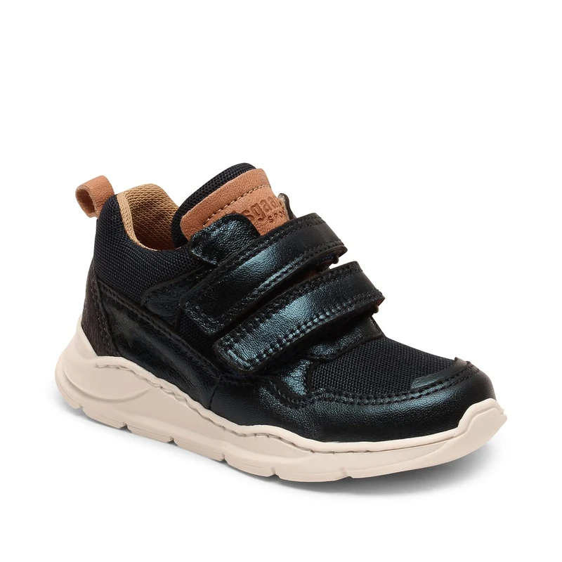 Bisgaard Unisex Kid's Pan V Sneaker, Navy Patent, 34 EU