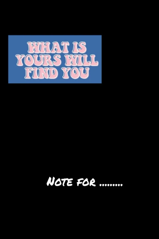 xjutcfir1028 what is your will find you - 120 pages College Ruled Notebook Lined School Journal for girl boy teen