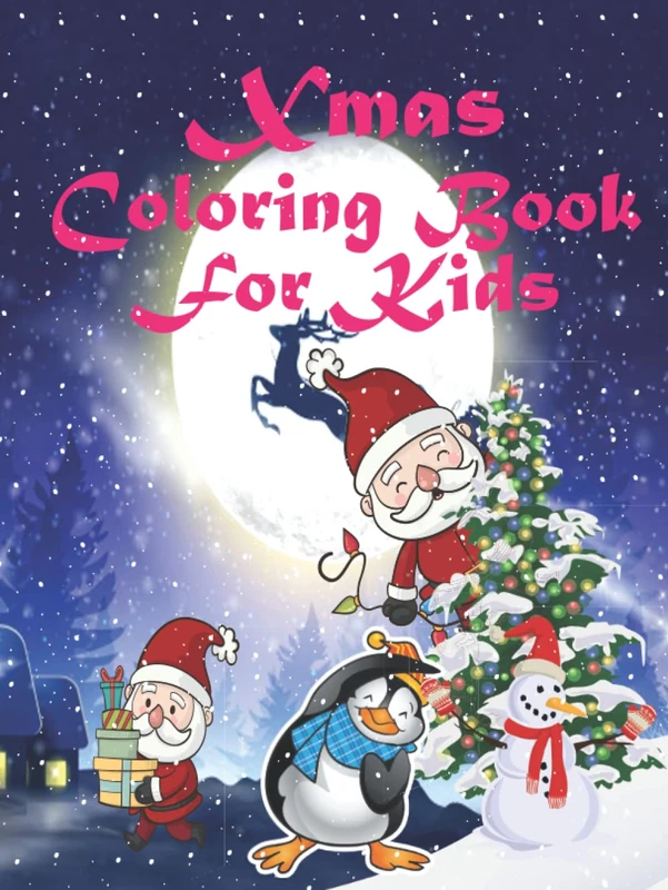 Xmas Coloring Book for Kids - Christmas Gift for Toddlers