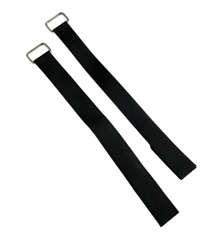 On1shelf Metal Buckle Hook & Loop Cable Straps - Pack of 2 3x70cm