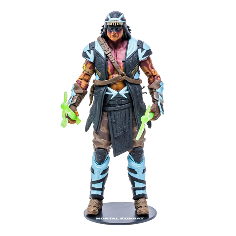 McFarlane Toys, 7-inch Nightwolf Mortal Kombat 11 Figure with 22 Moving Parts, Collectible Mortal Kombat Figure with collectors stand base – Ages 14+ - Image 1