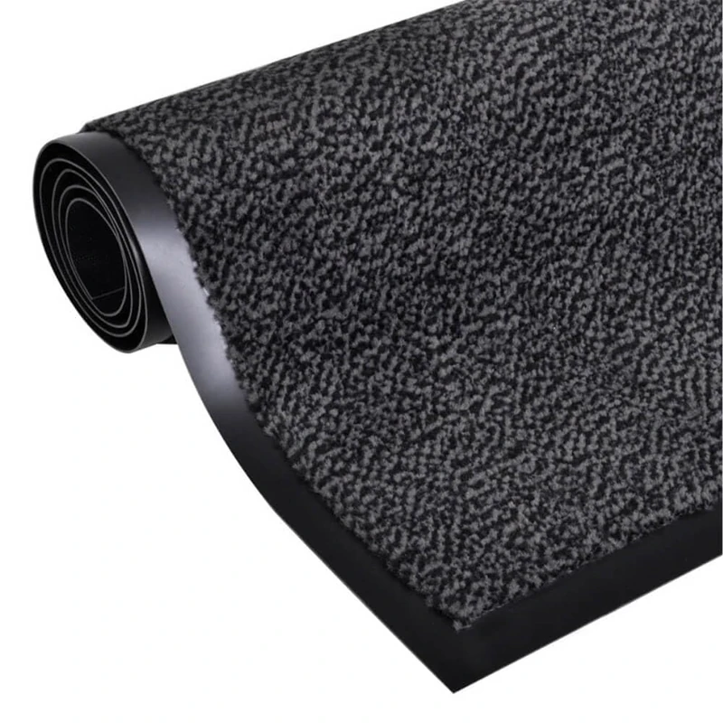 LESTARE Carpet Mat, Grey Mottled, Textile Mat with PVC Backing for Home and Business, Various Sizes (90 x 150 cm) - Image 1