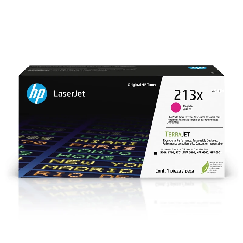 HP 213X High Yield Magenta Original LaserJet Toner Cartridge