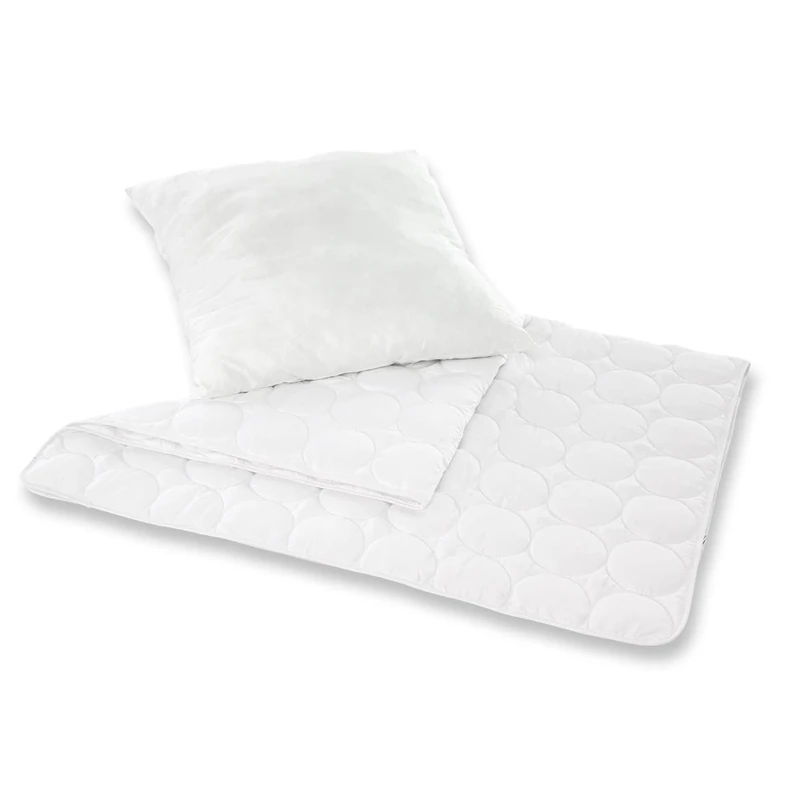 Träumeland Set Tencel Best Moisture Management for Dry and Hygienic Sleeping Environment Blanket: 135 x 200 cm, Pillow: 80 x 80 cm - Image 1
