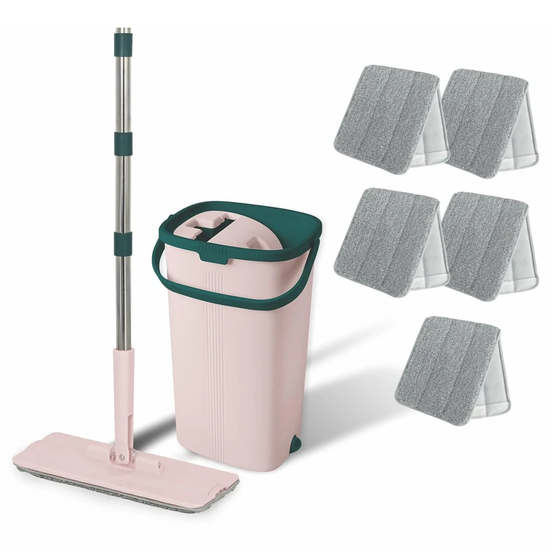 York Mop Pink Green Medium